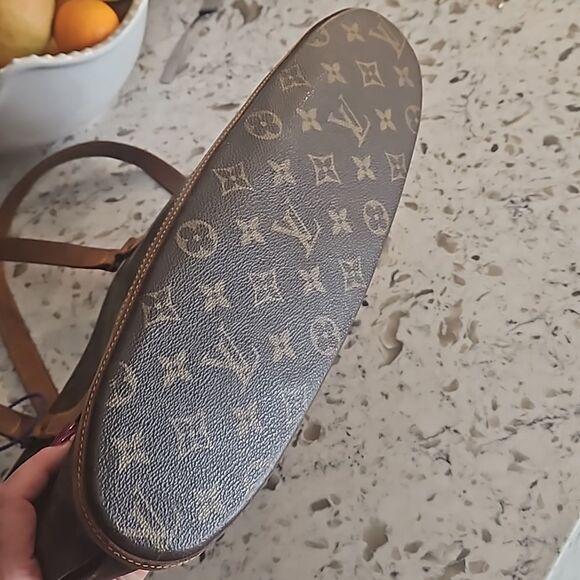 Louis Vuitton Monogram Babylone Tote Bag - Brown - mistery LV Key Chain free - Picture 2 of 14